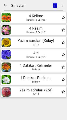 Çiçekler - Botanik testi ve bitkiler fotoğrafları screenshot 5
