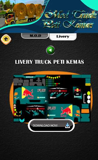 Mod Truck Petikemas Bussid screenshot 4