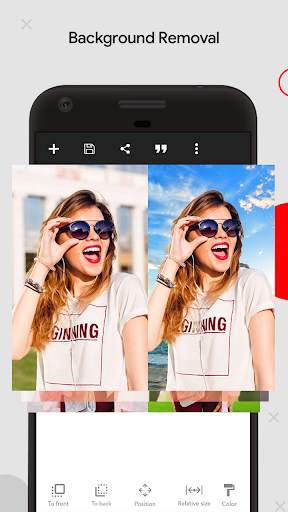 Pixel Art - Text on photo screenshot 1