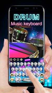 Drum Ryhmes Keyboard Theme screenshot 1