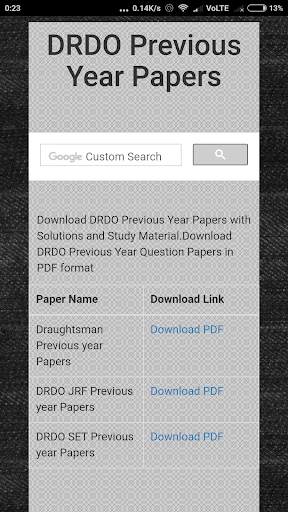Question Papers for DRDO screenshot 2