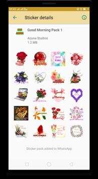 Good Morning WASticker - Stickers for Whatsapp screenshot 5