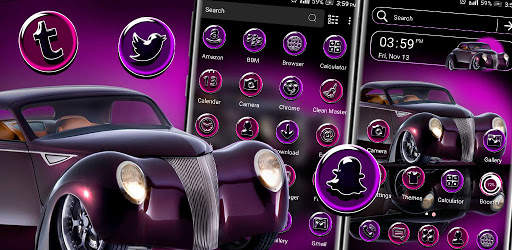 Purple Car Theme screenshot 8