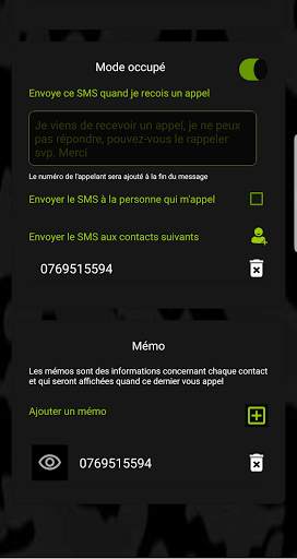 Transfert appel intelligent(horaire-batterie-wifi) screenshot 3