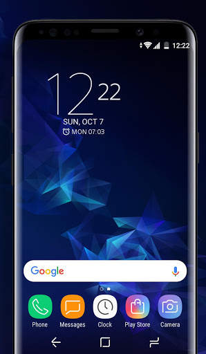 Galaxy S9 blue | Xperia™ Theme 1 تصوير الشاشة