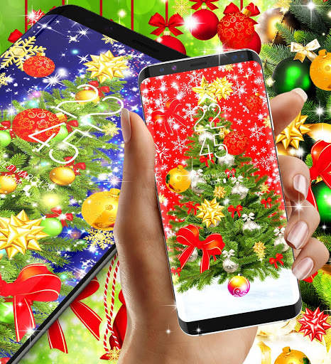 Christmas tree live wallpaper screenshot 2