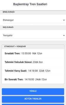Başkentray Tren Saatleri screenshot 2