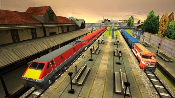 3D Train Racing Driver screenshot 6