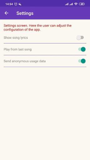 Speed music player screenshot 4