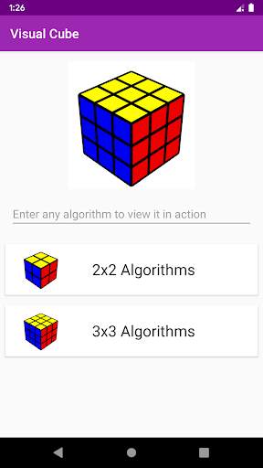 Visual Cube - Algorithms and 3D Cube Viewer screenshot 1