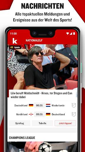 kicker Fußball News screenshot 1