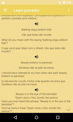 Aprenda provérbios em inglês screenshot 4