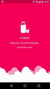 milked. smart web browser screenshot 1