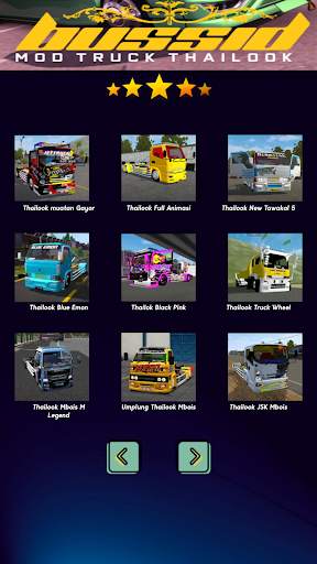Bussid Mod Truk Thailook screenshot 5