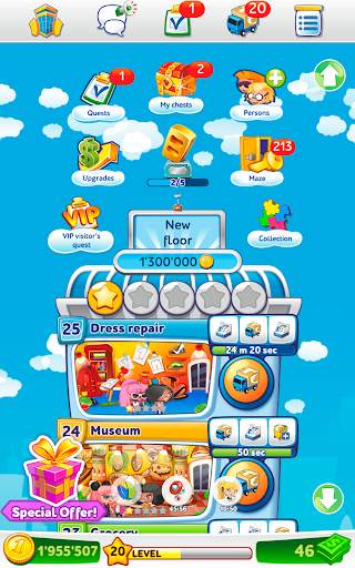 Pocket Tower－Hotel Builder screenshot 13