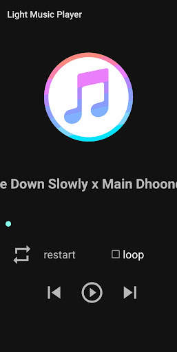 Light Music Player screenshot 1