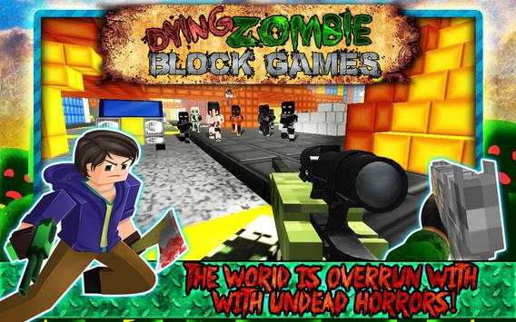 Dying Zombie Block Games screenshot 6