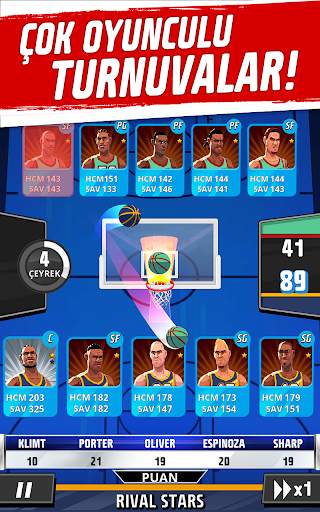 Basketbol - Rakip Yıldızlar screenshot 9