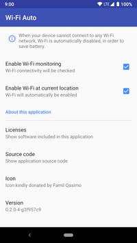 WiFi Auto (open source) screenshot 1