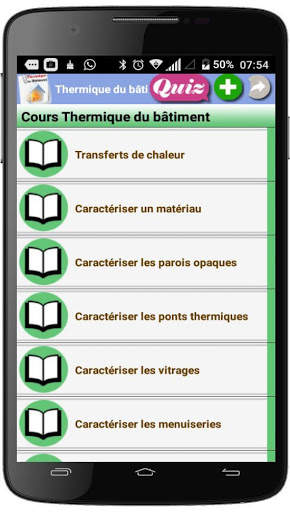 Cours Thermique du bâtiment screenshot 1