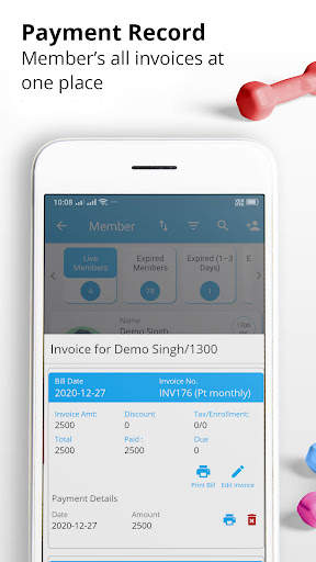 GOGYM4U : Gym Manager App, Gym Management App 5 تصوير الشاشة