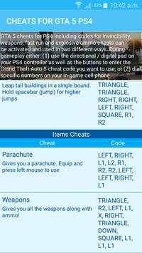 Cheats for GTA 5 - Unofficial screenshot 3