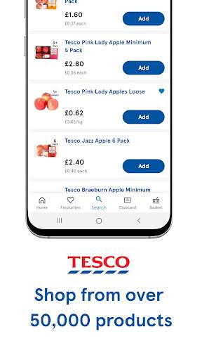Tesco Grocery & Clubcard screenshot 1