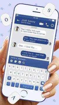 Keyboard Theme for Face Of Book screenshot 1