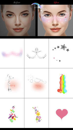 Z CAMERA MAKEUP&TEARS STICKER screenshot 1