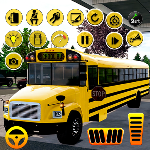 School Bus Driving : Games icon