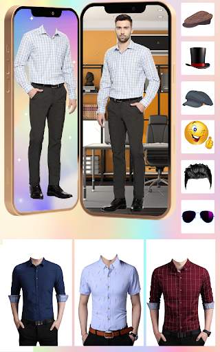 Men Formal Shirt -Photo Editor 4 تصوير الشاشة