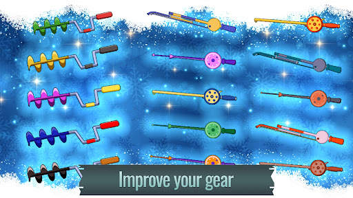 Ice fishing game. Catch bass. screenshot 4
