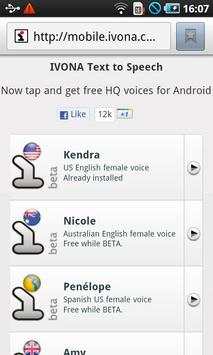 IVONA Text-to-Speech HQ screenshot 1