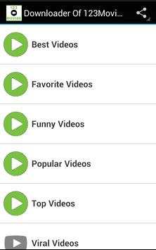 Downloader Of 123Movies screenshot 1