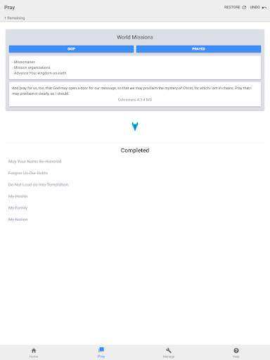 Pray Through Prayer List App screenshot 11
