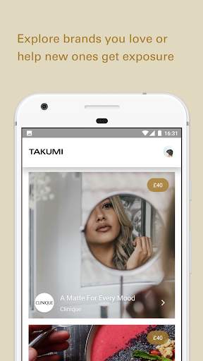 TAKUMI: Connect with brands screenshot 1