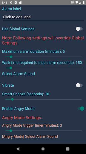 Walk it off - Alarm Clock screenshot 6