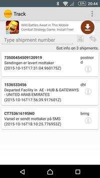 Track your shipment скриншот 2