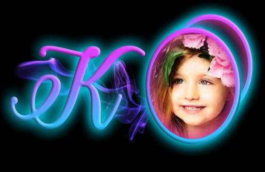 Lightning Text Photo Frames screenshot 2