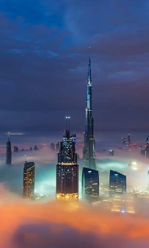 Dubai Night Live Wallpaper screenshot 1