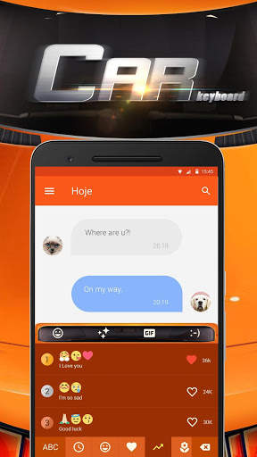 Speed Car Keyboard Theme screenshot 3