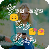 Text on Photo icon