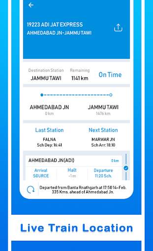 Live train status screenshot 4