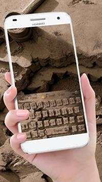 Dirt keyboard ocks worn theme out keyboard स्क्रीनशॉट 2