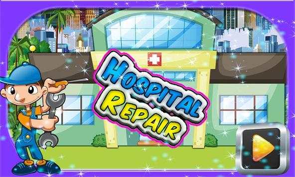 Hospital Repair- Cleanup Game screenshot 4