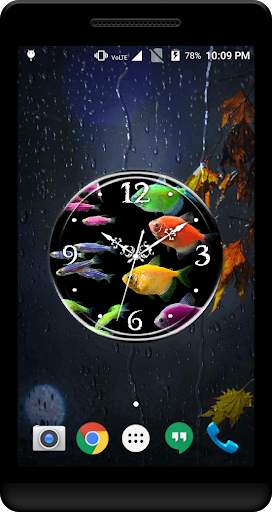 Aquarium Clock Live Wallpaper screenshot 3