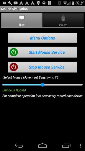 Mouse Demo Simulation Bluetooth screenshot 1