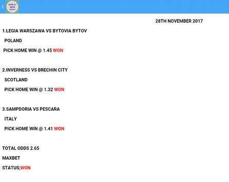 SURE DAILY ODDS screenshot 5