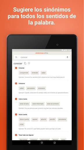 Diccionario Sinónimos Offline screenshot 8