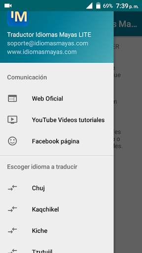 Traductor de Idiomas Mayas LITE screenshot 1